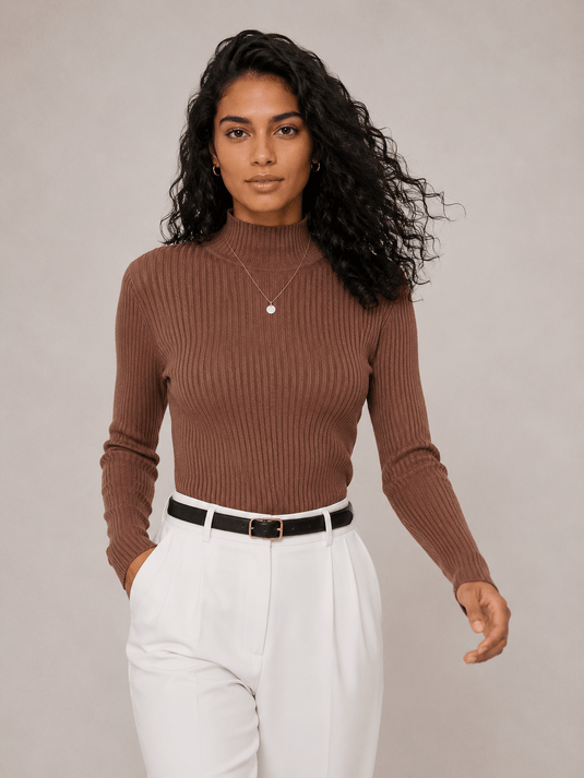 Suéter Feminino Hadama Gola Média