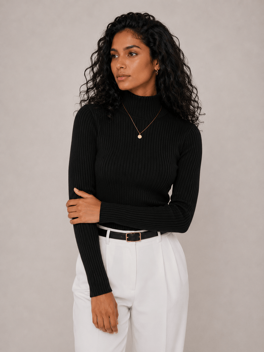 Suéter Feminino Hadama Gola Média