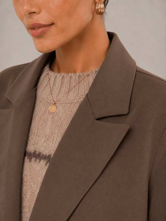 Blazer Feminino de Alfaiataria Aurea