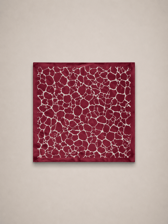 Lenço Feminino Vermelho 90x90 Firenze | Uso Versátil