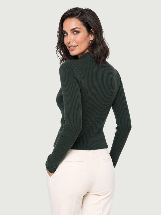 Suéter Feminino Hadama Gola Média