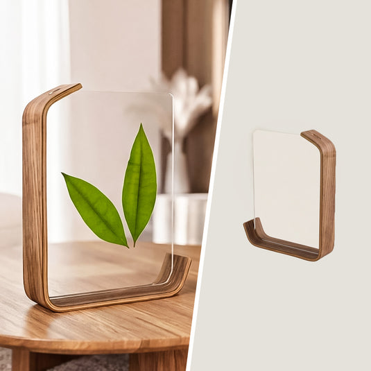 Porta‑Retrato em Faia com Acrílico