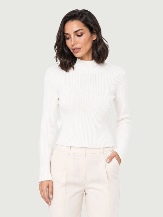 Suéter Feminino Hadama Gola Média