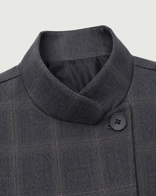 Blazer Estruturado Feminino Xadrez Amery