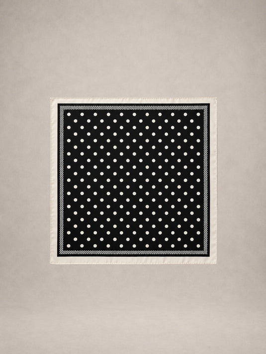 Lenço Feminino Preto 70x70 Minie | Uso Versátil