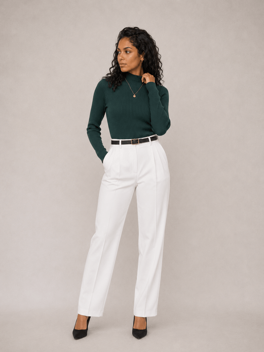 Suéter Feminino Hadama Gola Média
