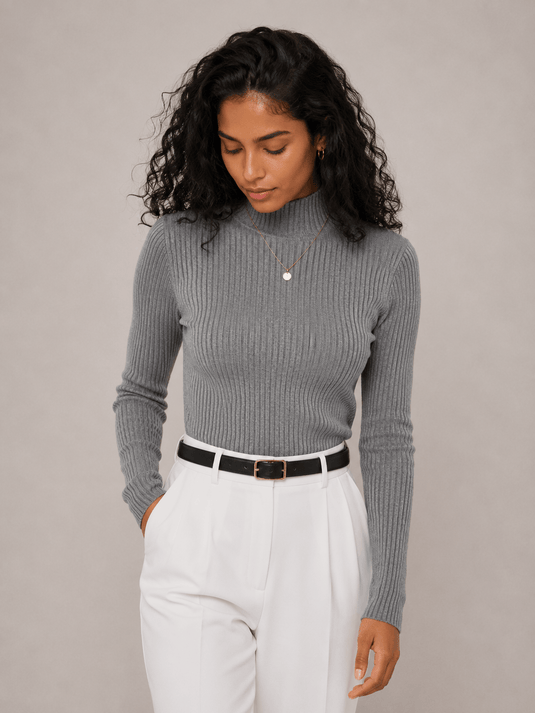 Suéter Feminino Hadama Gola Média