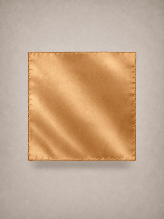 Lenço Feminino Dourado 90x90 Lingard | Uso Versátil