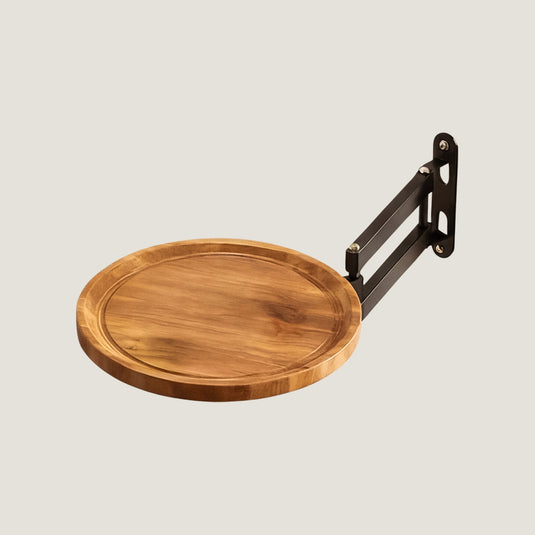 Bandeja Dobrável de Parede com Suporte Giratório