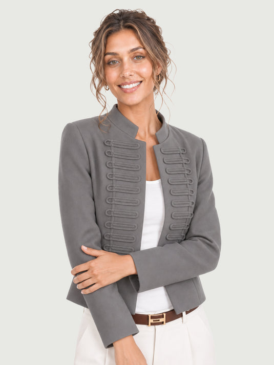 Jaqueta Feminina Estilo Militar Premium Dominique