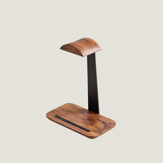 Suporte para Fones em Madeira