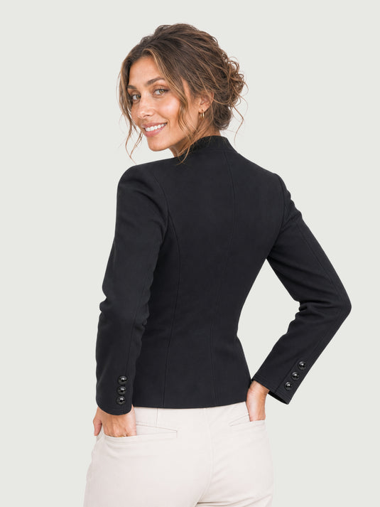 Jaqueta Feminina Estilo Militar Versão Cropped Bellamy
